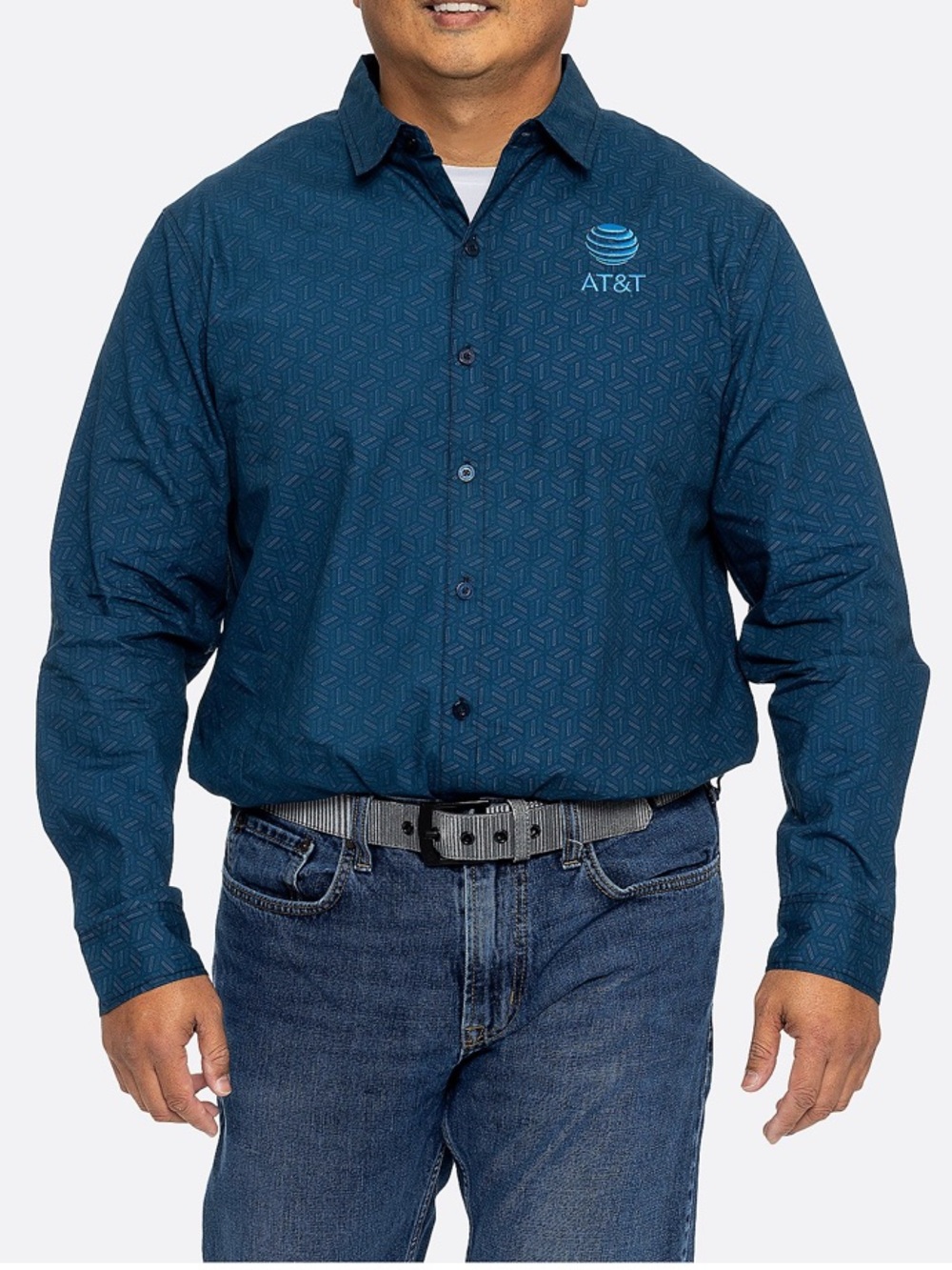 AT&T Mens Button Down Long Sleeve Uniform uniform